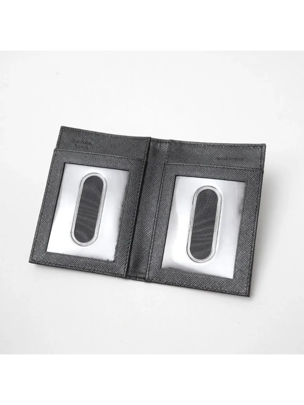 Prada Card Case Triangle Logo Bifold